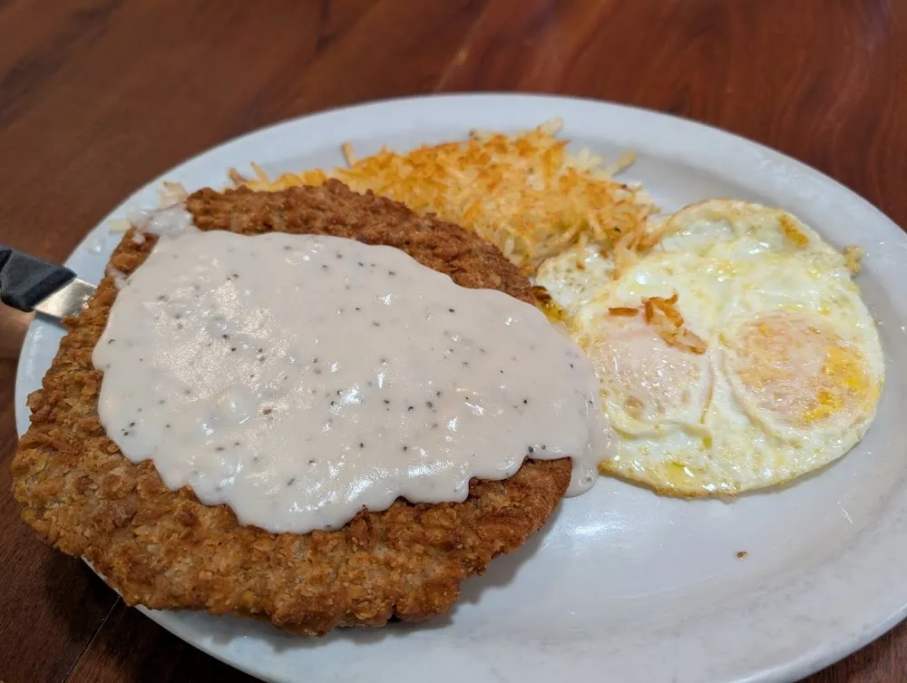 Chicken Fried Steak & Eggs